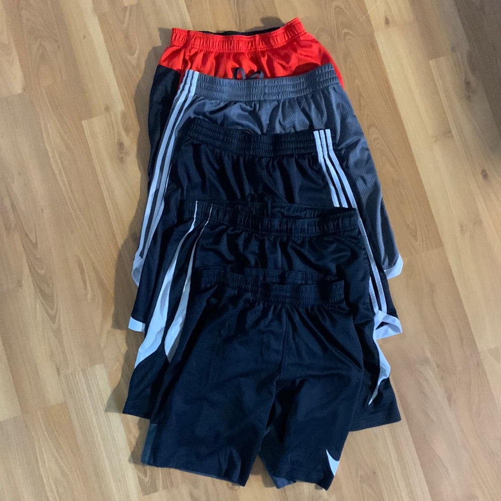 5 PACK SHORTS: 2 Nike, 2 Adidas, 1 TapOut